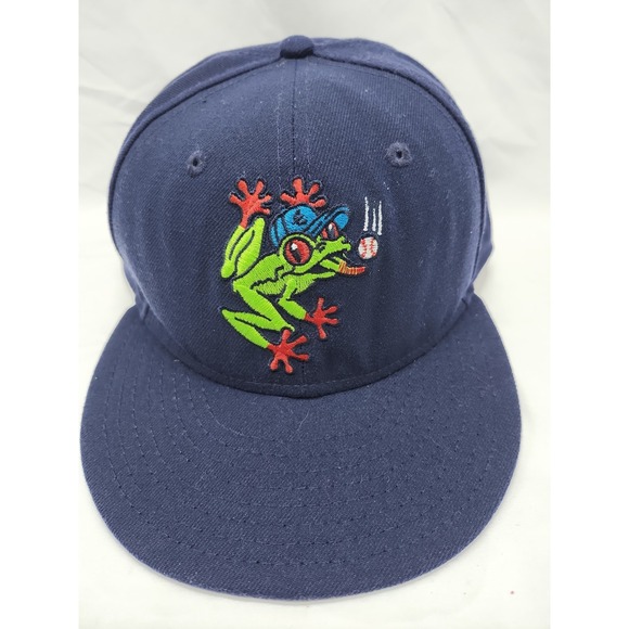 New Era Other - Everett AquaSox Hat New Era 59FIFTY Frog MiLB Fitted Cap 7 7/8 Navy
